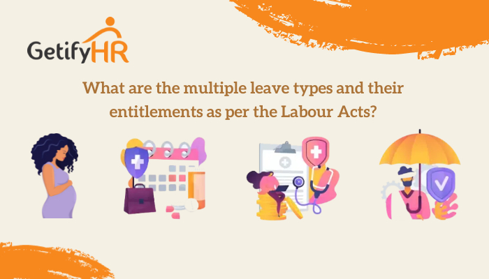 What are the multiple leave types and their entitlements as per the Labour Acts?